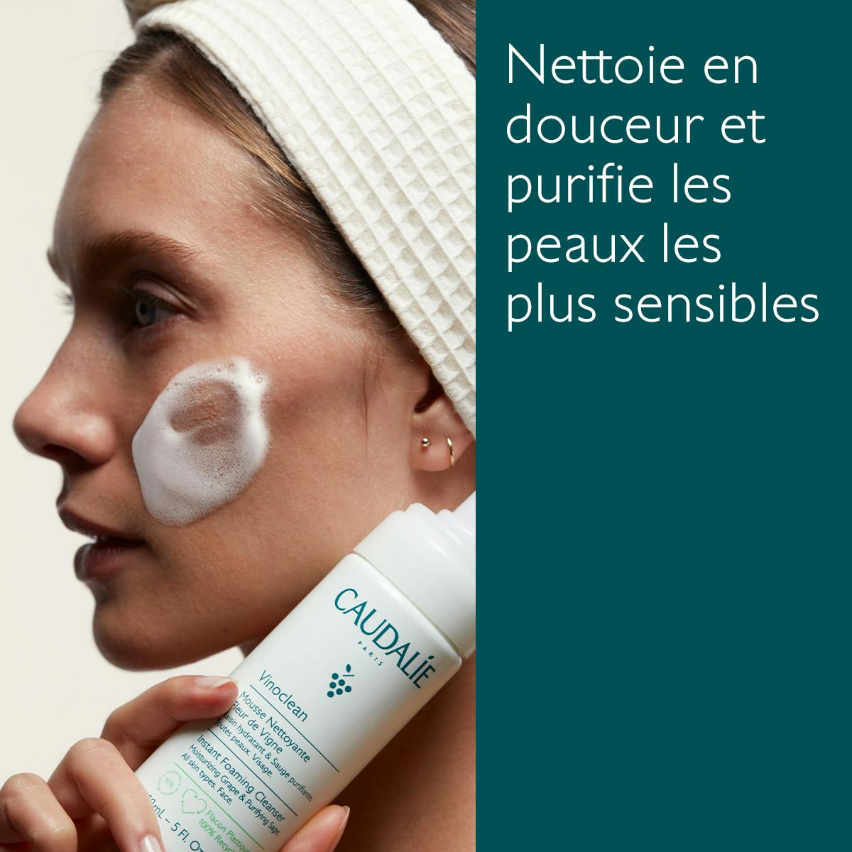 CAUDALIE Vinoclean Mousse Nettoyante Fleur de Vigne 50ml