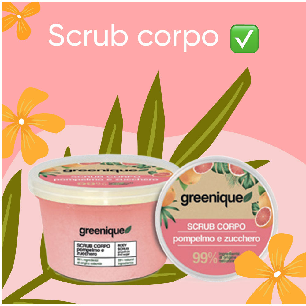 Greenique gommage Corps Pamplemousse et Sucre