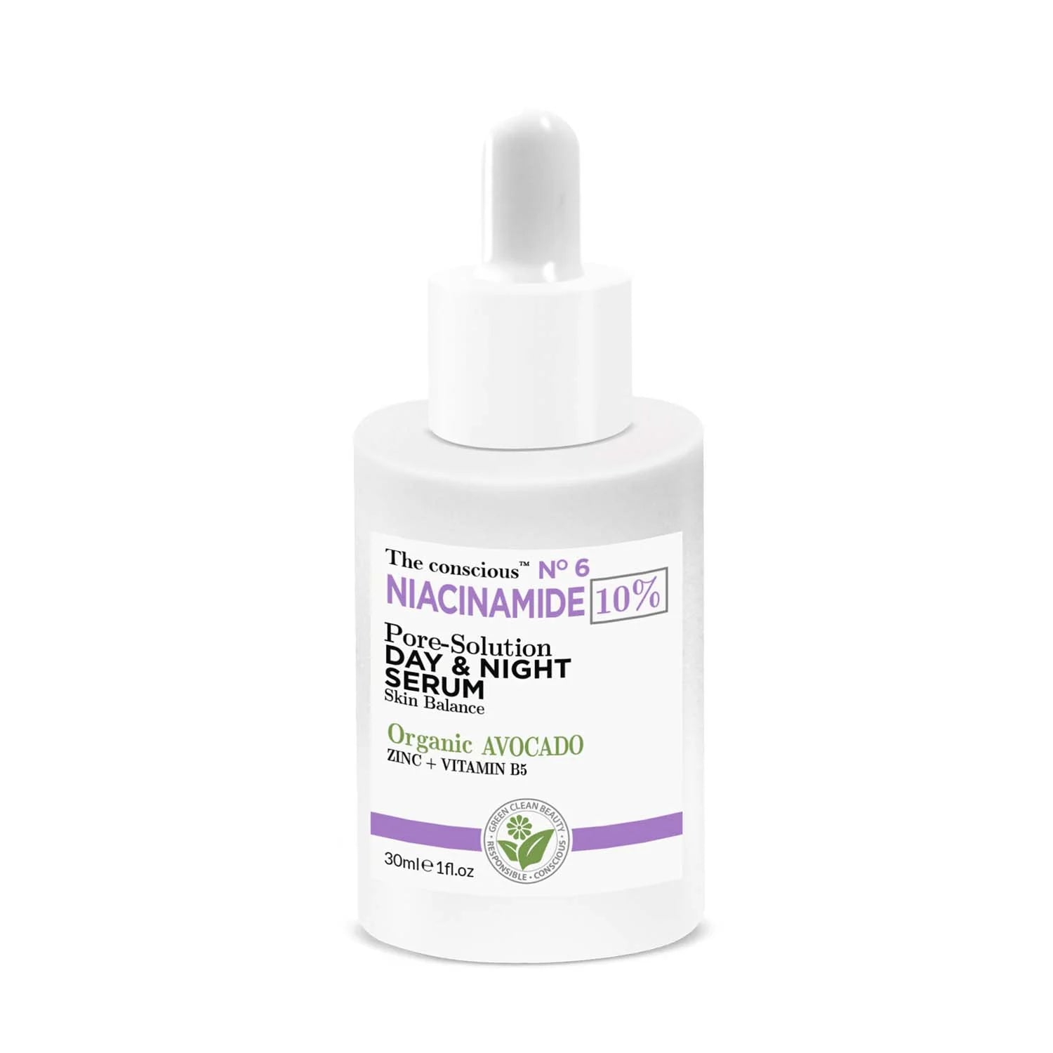 The conscious™ Niacinamide Pore-Solution Day & Night Serum Organic Avocado
