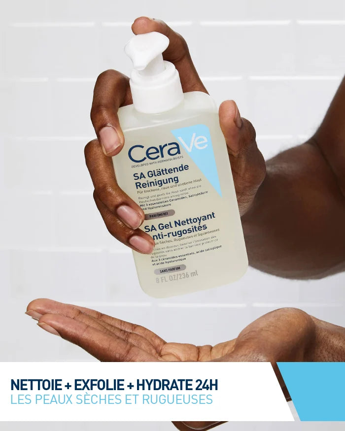 CERAVE Gel Nettoyant Anti-Rugosités à l’Acide Salicylique 236 ml