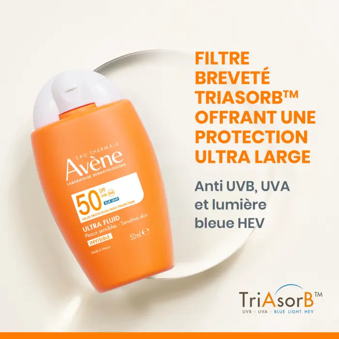 SPF 50 ULTRA FLUID INVISIBLE AVENE 50ml